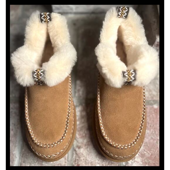 Ugg Australia Women Classic Ultra Mini Chestnut Alpine Boots Size 8 US - Picture 3 of 7